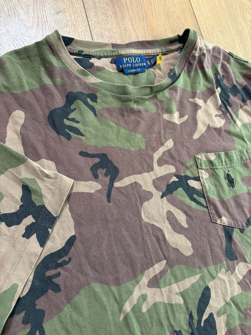 Polo Ralph Lauren Men's Camouflage Classic Fit Pocket T-Shirt Size XL